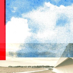 "Sitting on the Seawall with Sand in Your Suit (Devereux Beach)", Print