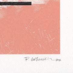 "Snapshot, the 50th State", Abstract Landscape, Hawaii, Flag, Black, Print