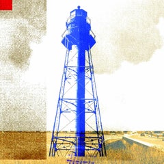 "Caminando por el Causeway hasta Marblehead Neck (duros pies de verano)", Grabado, 2023