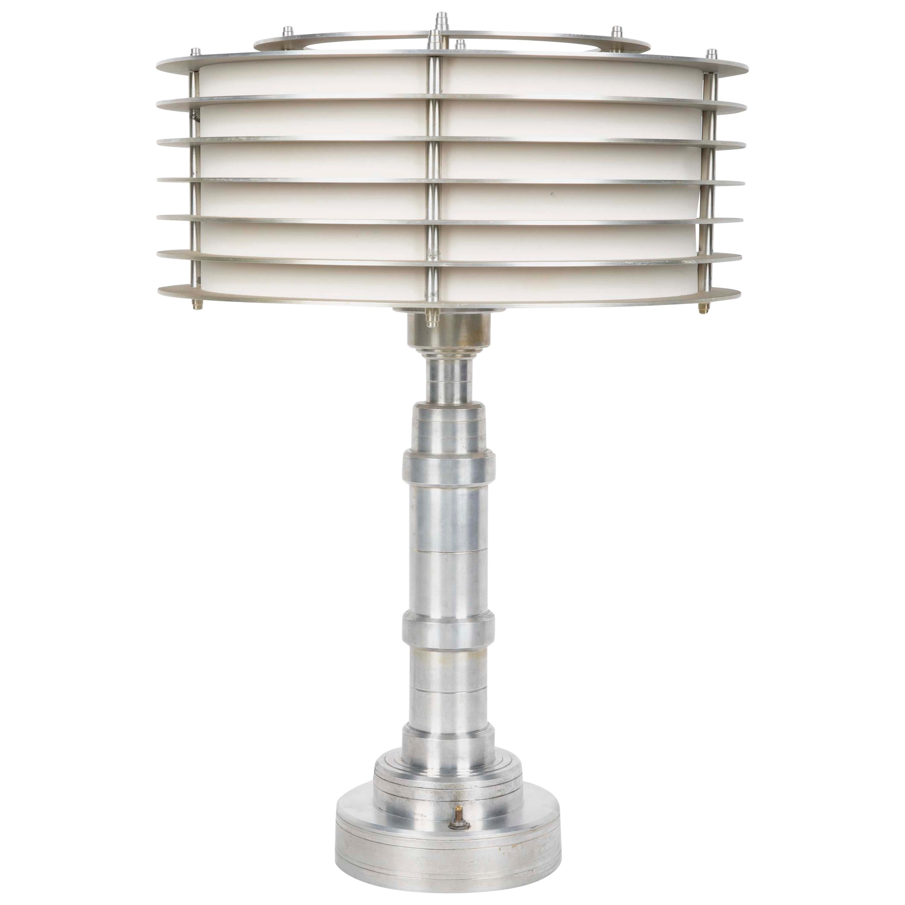 Pattyn Products Art Deco Table Lamp Attributed to Walter Von Nessen