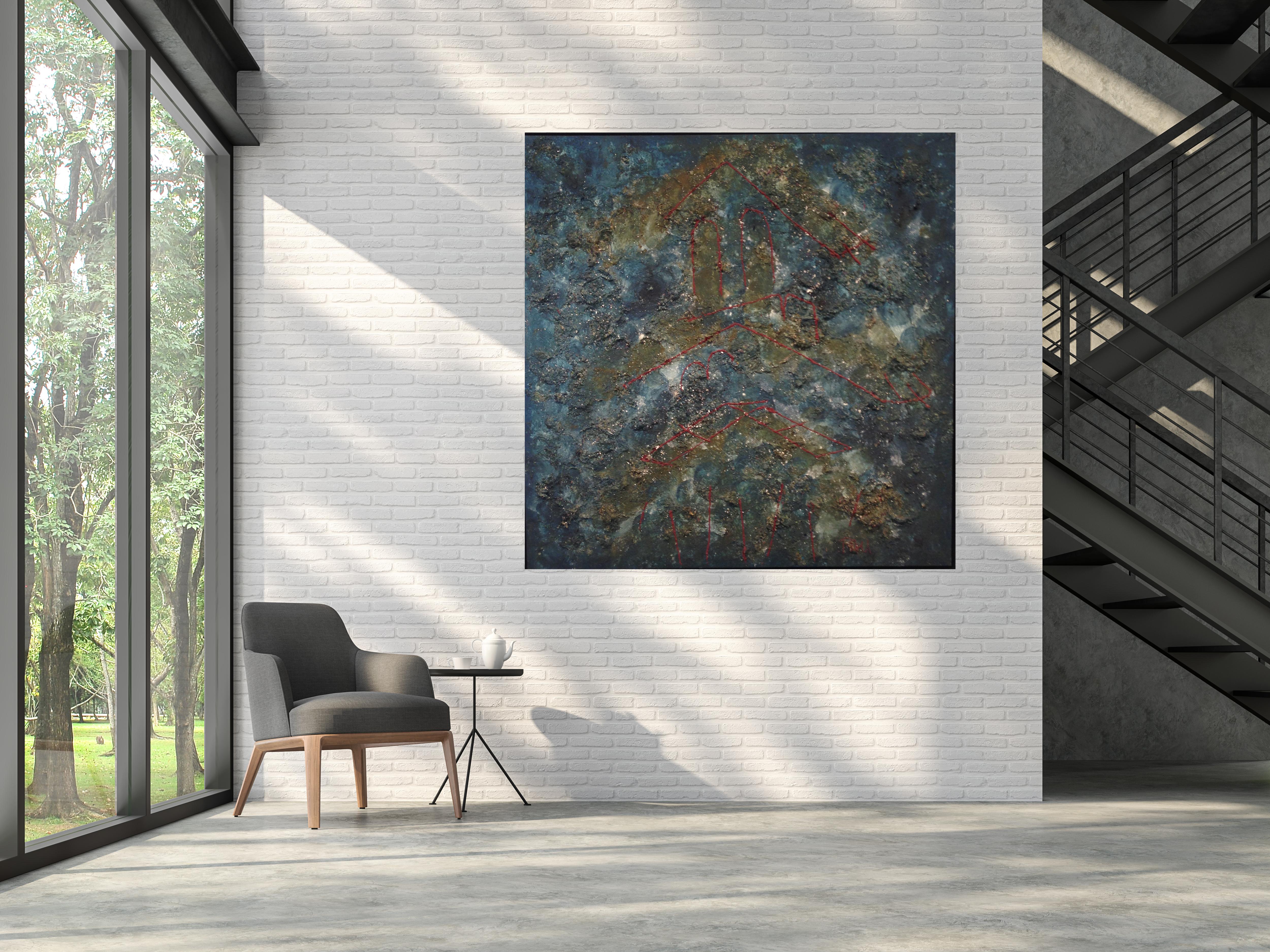 Das Werk des spanischen Künstlers PAU ALEMANY
Gemischte Technik auf Leinwand
Pau Alemany Mascareñas estudió la carrera de arquitectura, pero destacó sobre todo en el campo de la pintura. Formado con artistas como Guinovart, Ràfols Casamada y Serra