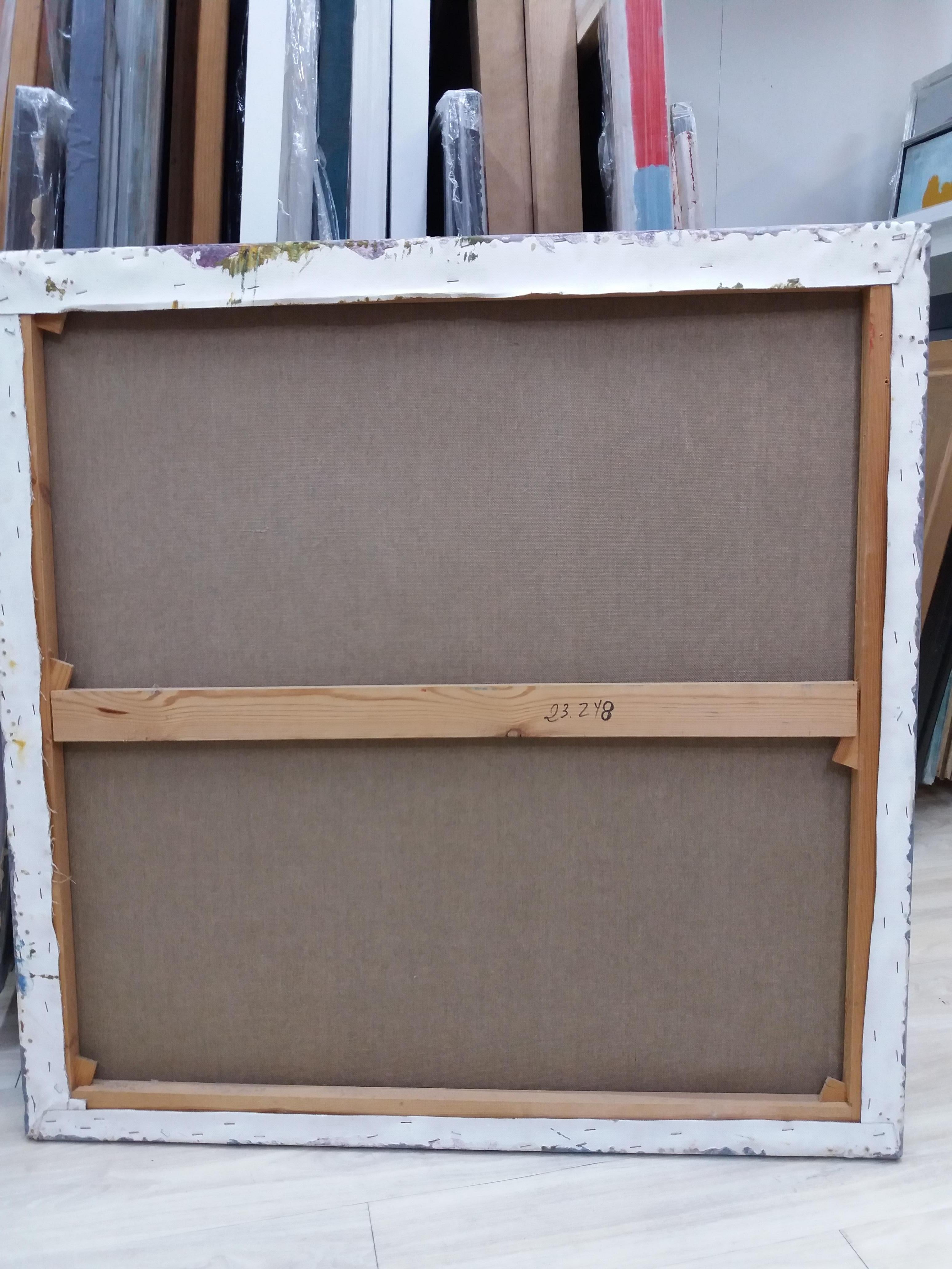 Pau Alemany  Carré  Grandes.  peinture abstraite originale sur toile en vente 3