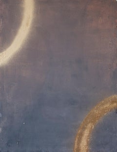 ABSTRACT Artwork. Texture dark with gold color. Untitled by Pau Escat. 2023