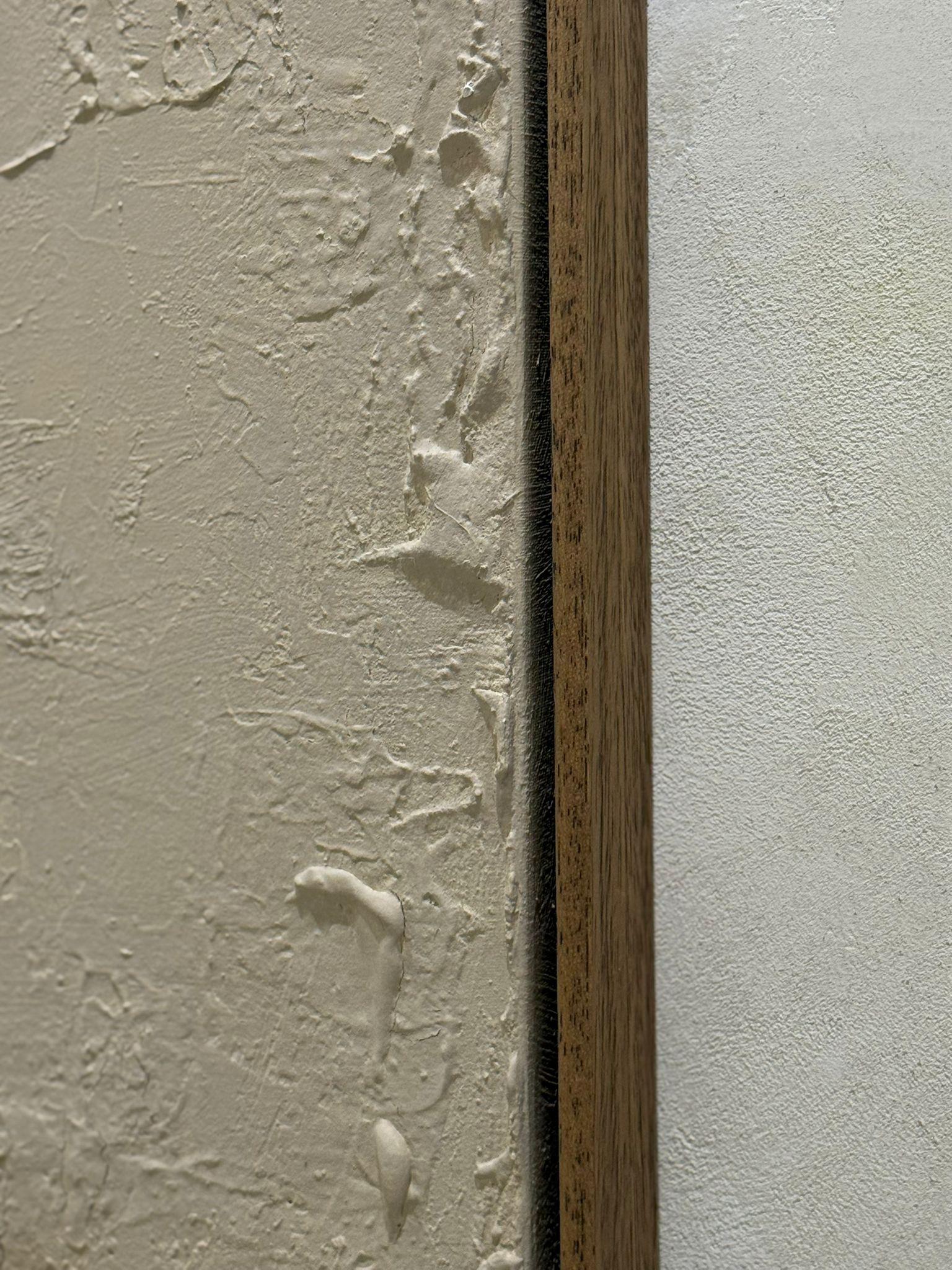 Abstract Minimalist Landscape Earth Mixed Media Relief on Canvas by Pau Escat For Sale 1