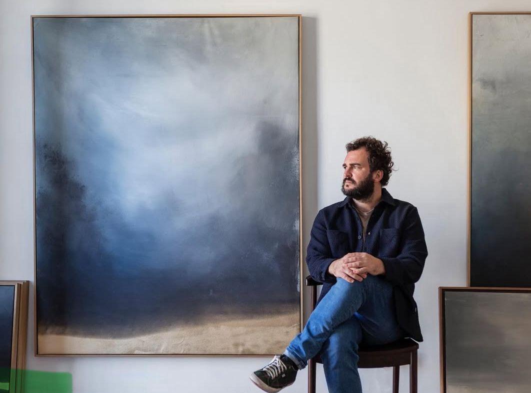 Abstract Minimalist Landscape Earth Mixed Media Relief on Canvas by Pau Escat For Sale 5