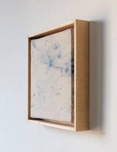 Abstract Painting Landscapes Minimal Drops Blue Contemporary Spanish Pau Escat