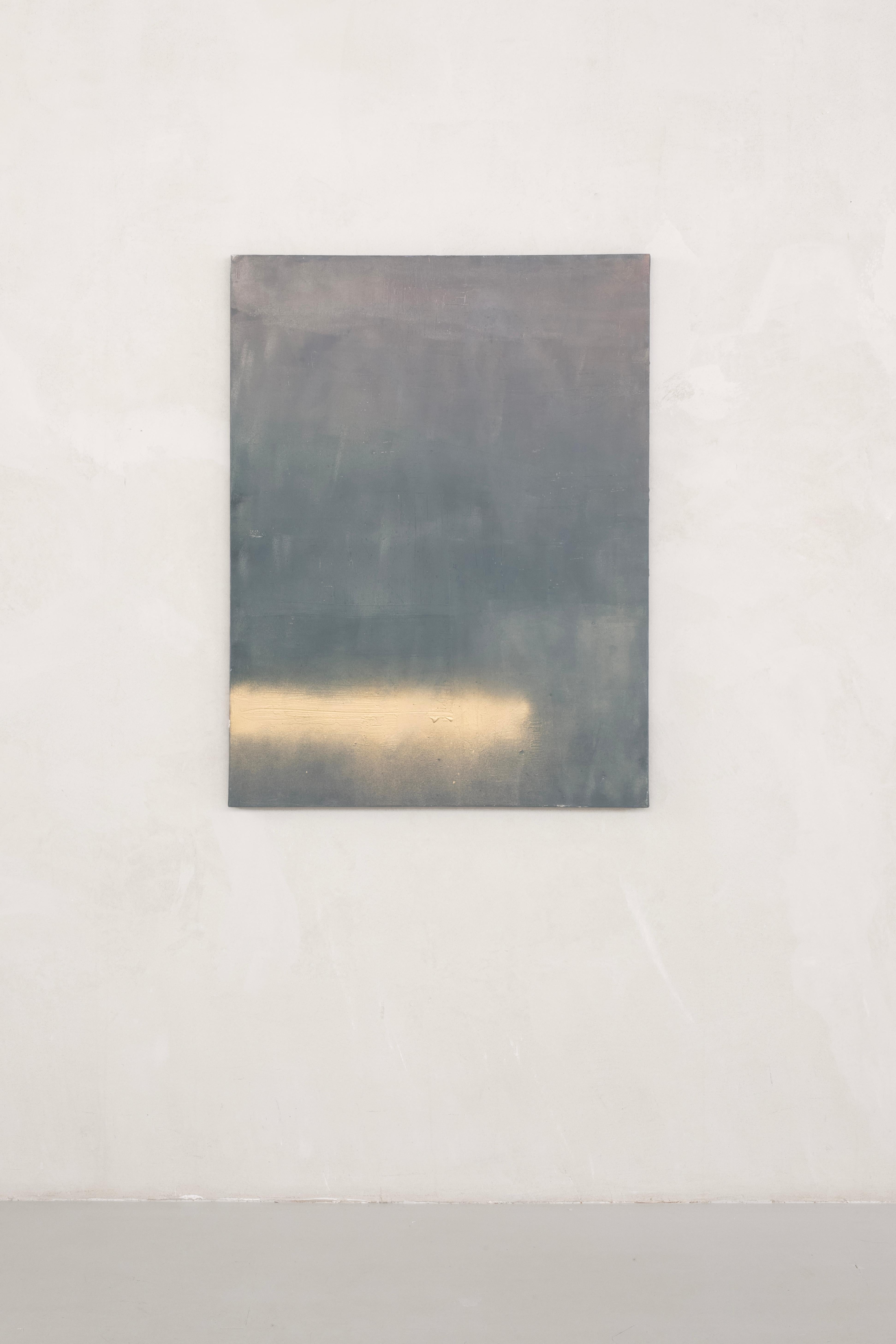 Pau Escat’s work explores the tension between presence and disappearance through subtle shifts of colour, light, and surface. His paintings unfold slowly, inviting a contemplative gaze where perception is not immediate but gradual. Rather than