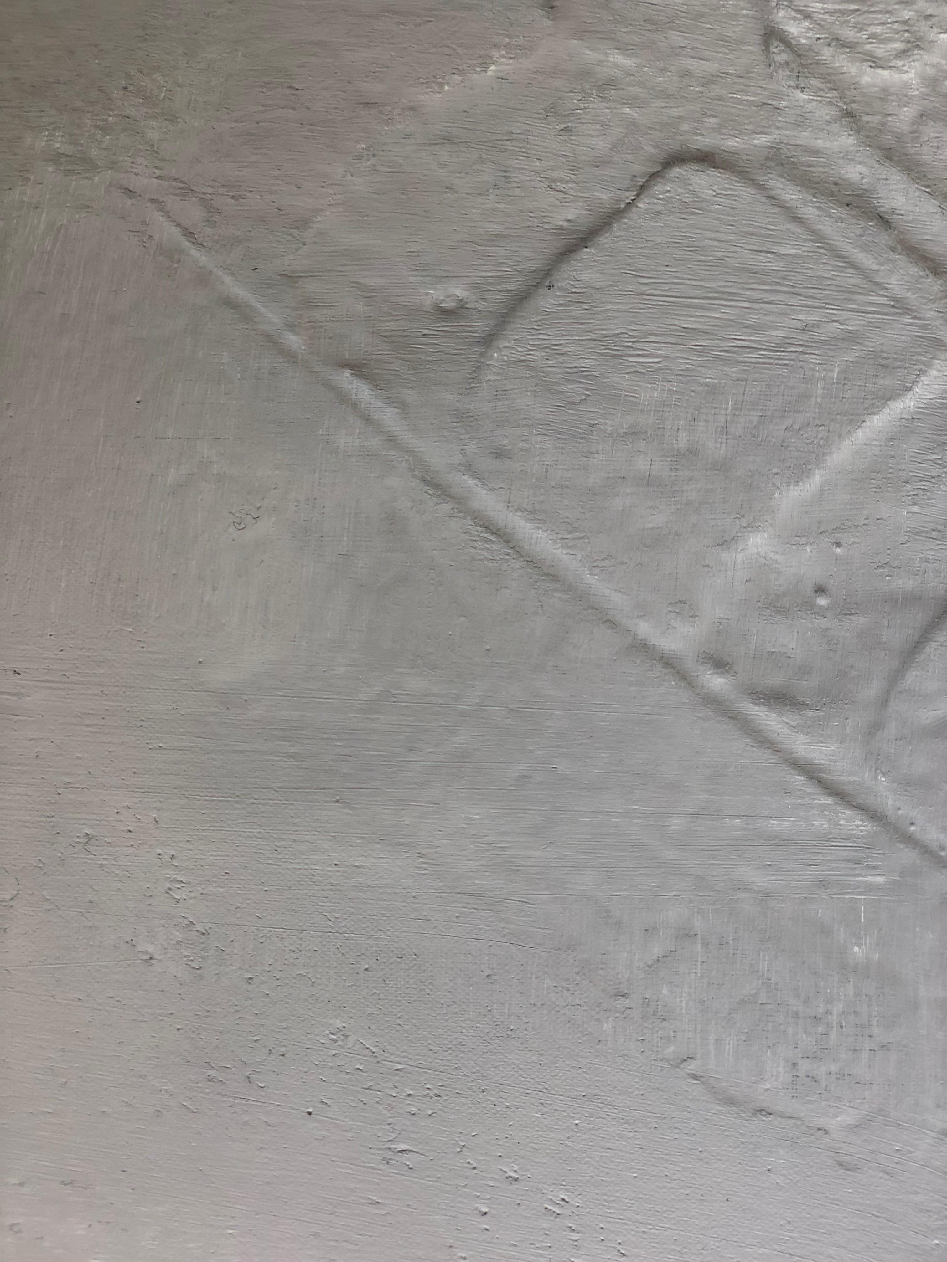 Lima III - Peinture abstraite minimaliste texturée en techniques mixtes, 2022 - Marron Abstract Painting par Pau Escat