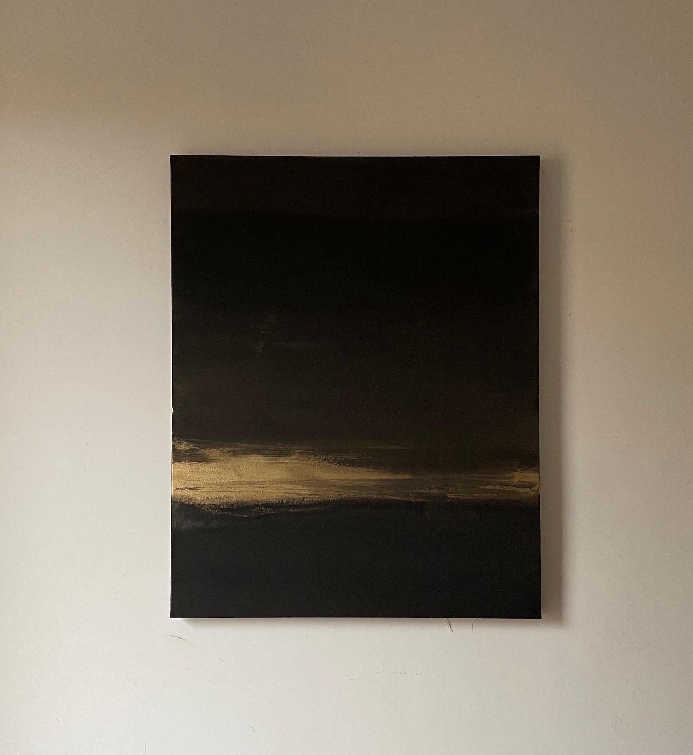 Untitled, [dark] - Abstract Painting by Pau Escat