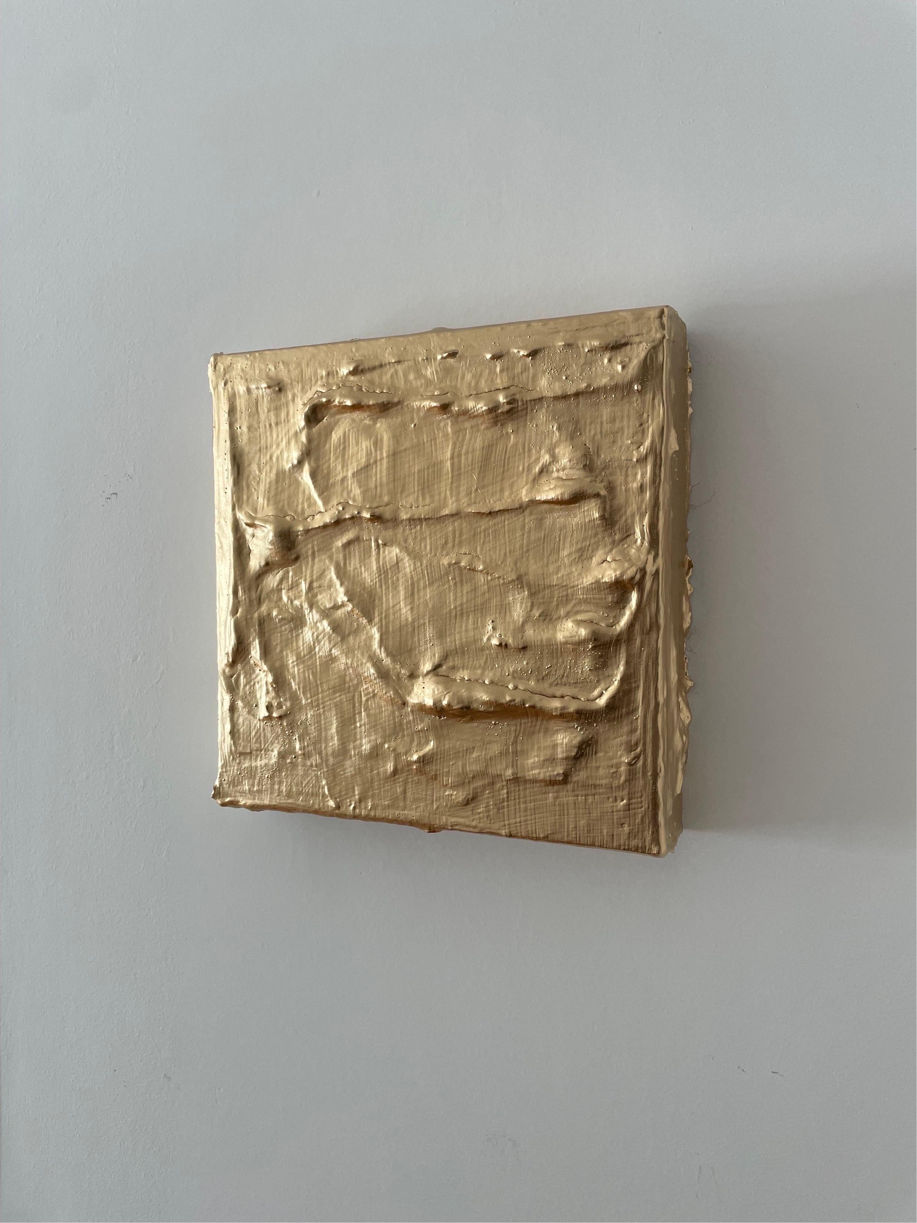 ABSTRACT Opera d'arte Paesaggio colore oro Senza titolo di Pau Escat 2023 2