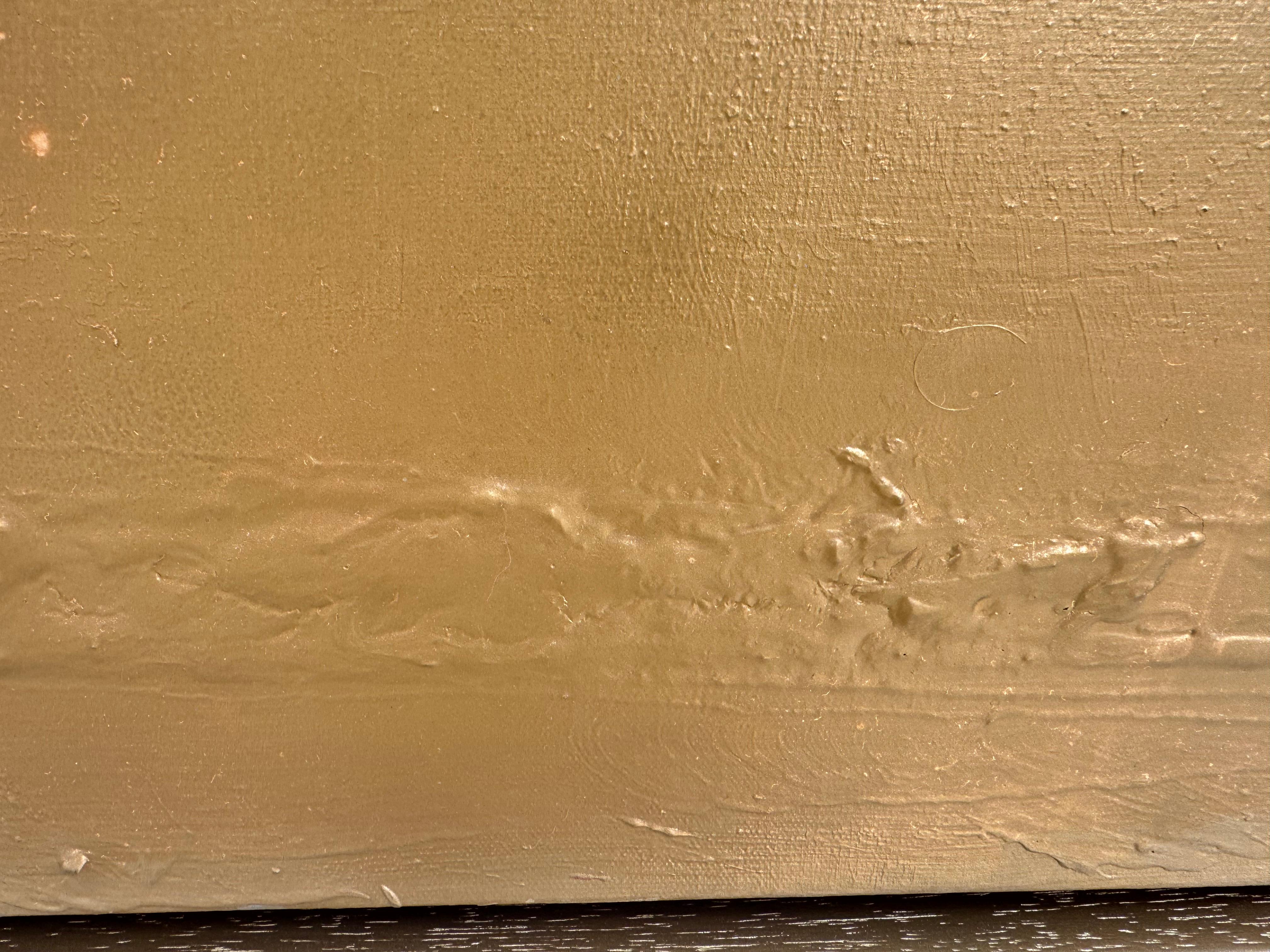 Senza titolo - Abstract Painting Oro di Pau Escat