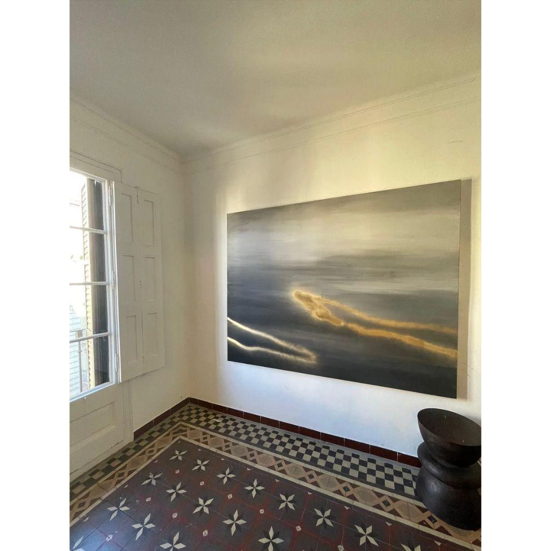 Senza titolo - Abstract Painting Grigio di Pau Escat