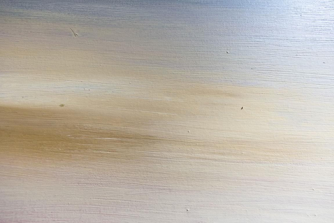 Sans titre, Terre n°01 - Peinture abstraite minimaliste texturée en médias mixtes, 2021 - Abstrait Painting par Pau Escat