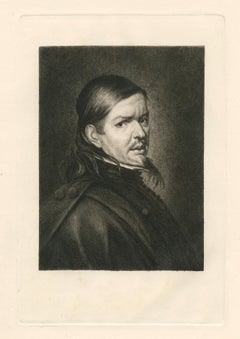 "Portrait Of Murillo" original etching