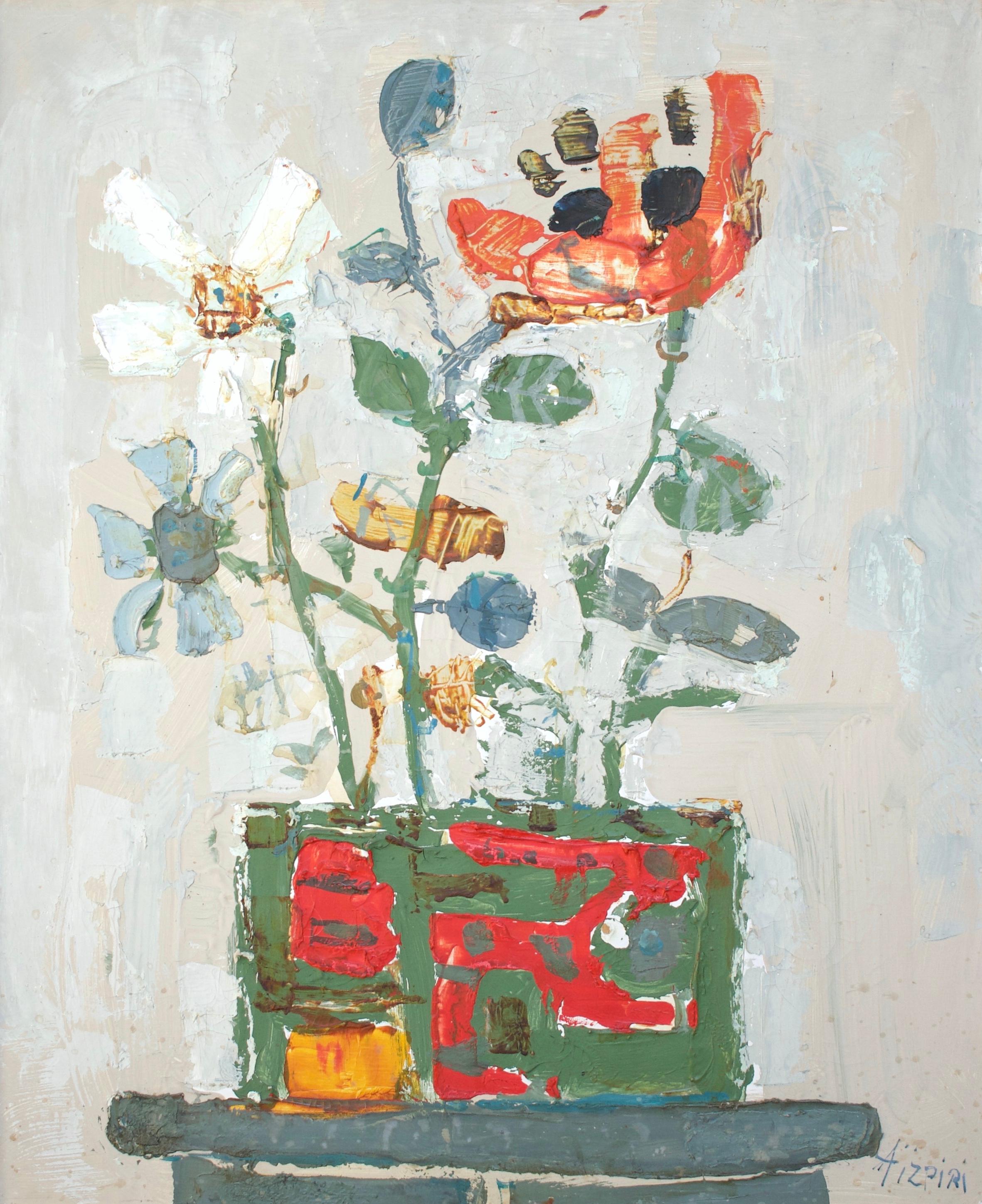 Paul Aizpiri Still-Life Painting - Bouquet of Flowers