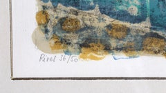 View of San Giorgio in Venice, Impressionist Lithograph by Paul Aizpiri