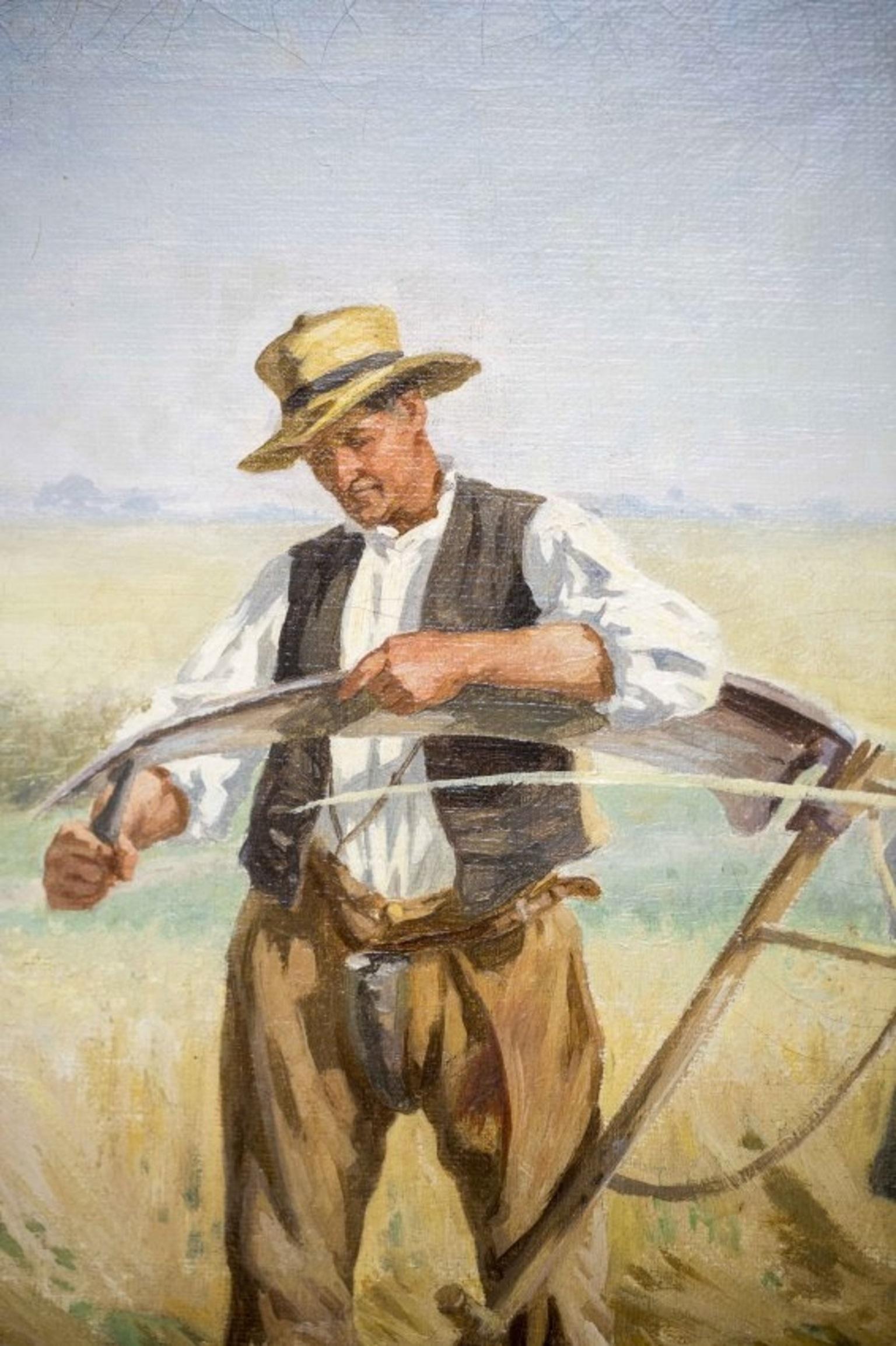 Paul Albert Baudouin, die Erntearbeiter (Spätes 19. Jahrhundert) im Angebot