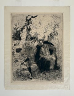 "Confidenze" James Abbott McNeill Whistler Conversazione con un collega artista