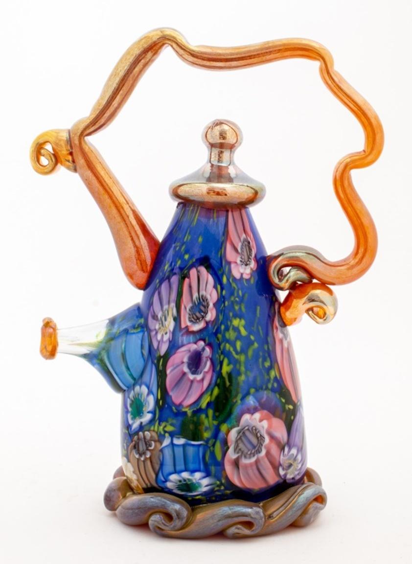 Paul Allen Counts Glass Oblong Teapot Sculpture In Good Condition In New York, NY