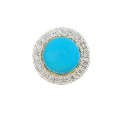 Paul Amey, bague « Sleeping Beauty » en or 18 carats, turquoise et diamants