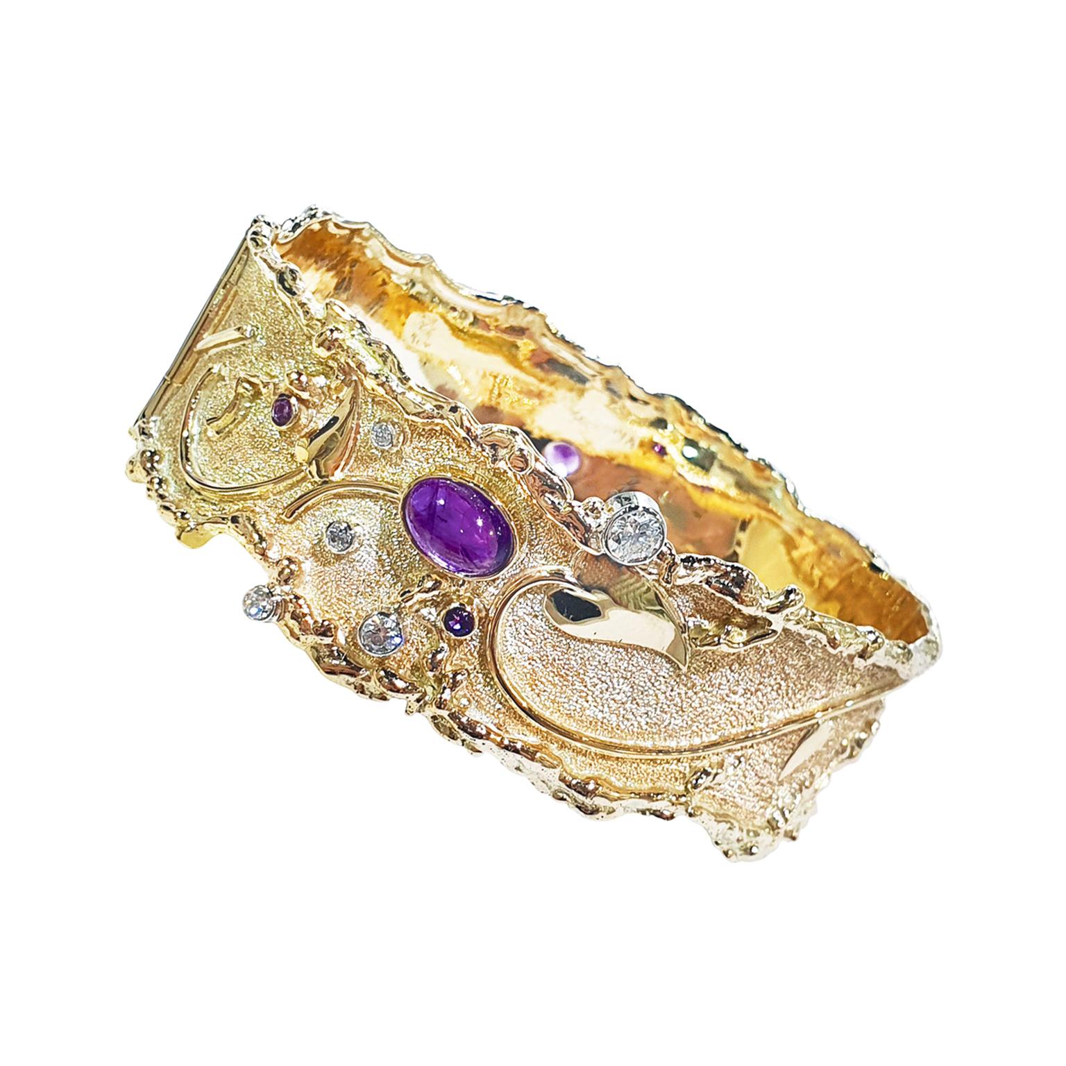 Citrine and Amethyst Bangles For Sale at 1stDibs