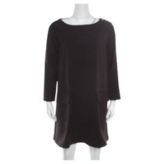 Paul and Joe Black Floral Jacquard Corydale Shift Dress M