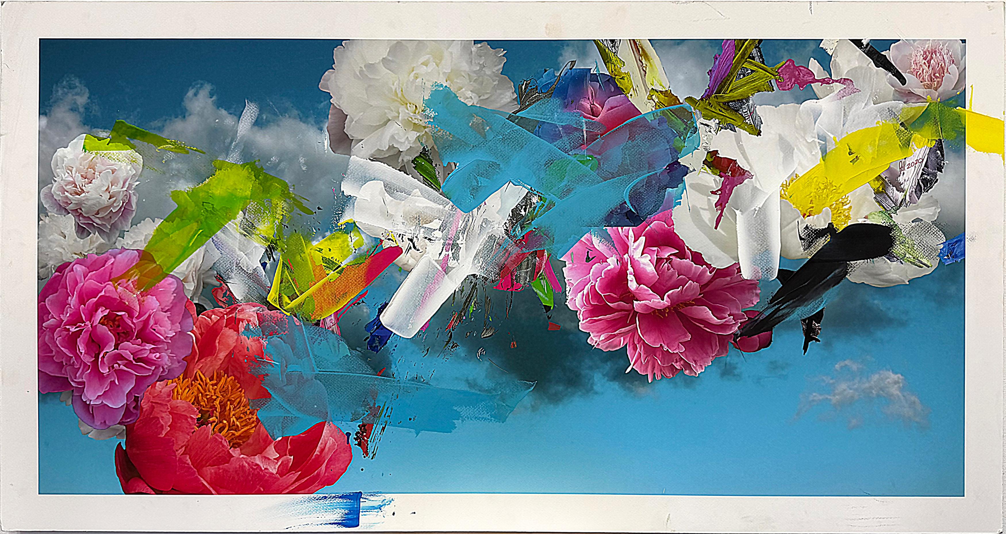 Paul-André Larocque Floral  Peinture en techniques mixtes, 2020 Signée en vente 1