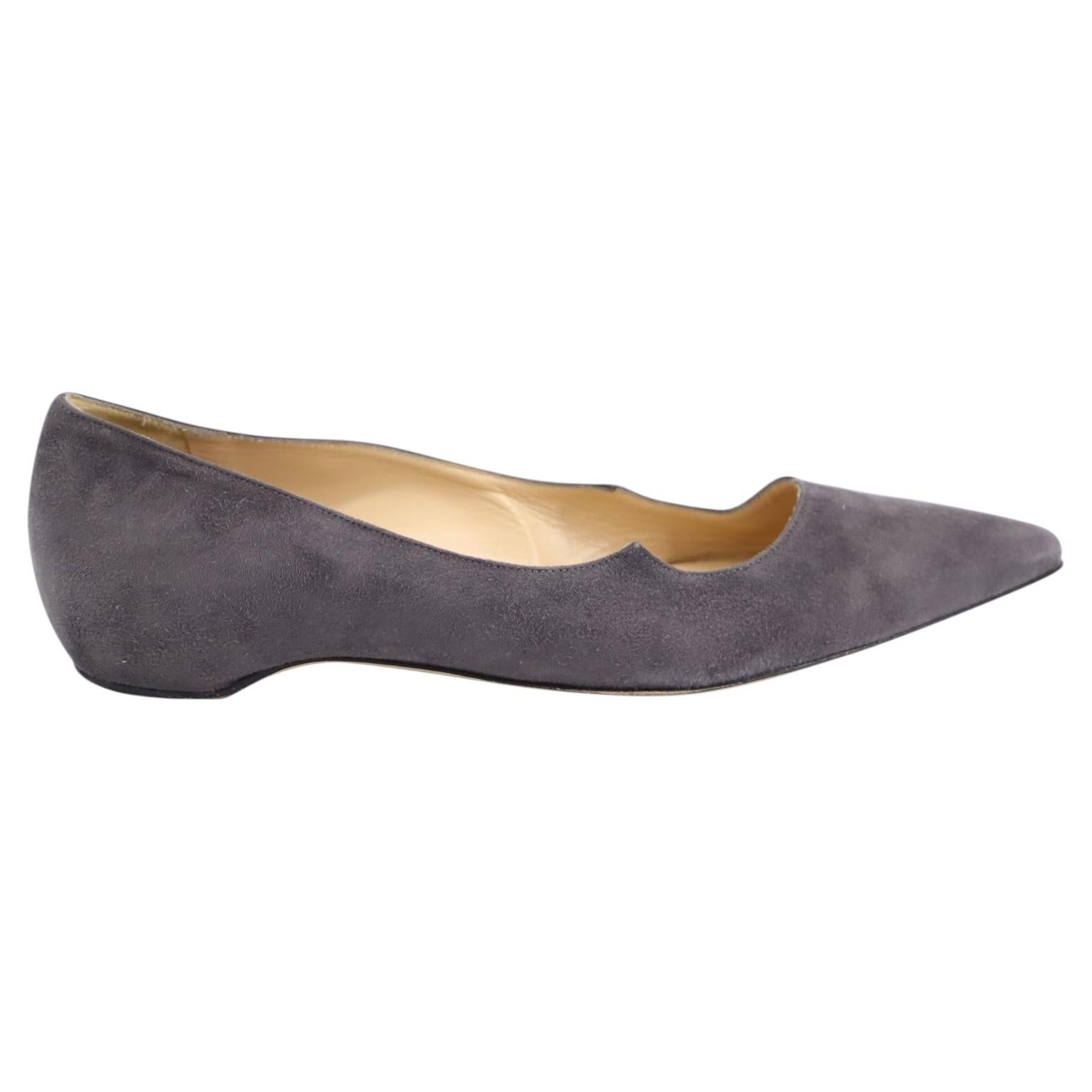 Ballerines Paul Andrew en daim gris en vente