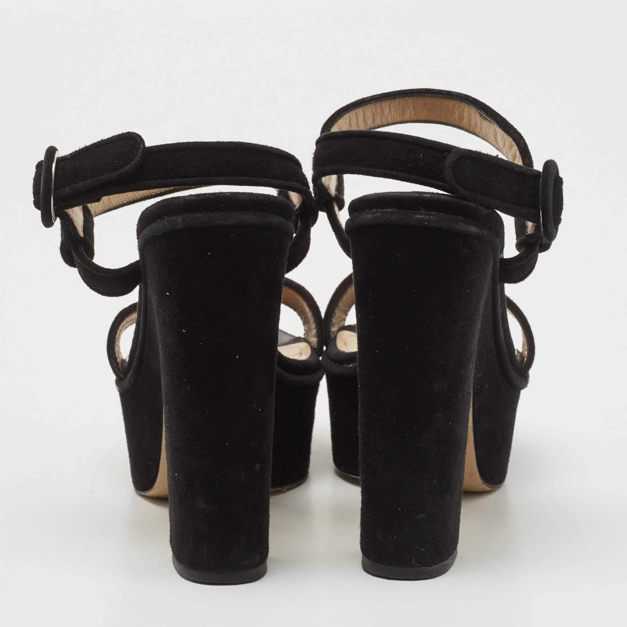 Sandales Stanton en daim noir de Paul Andrews Taille 36 Pour femmes en vente