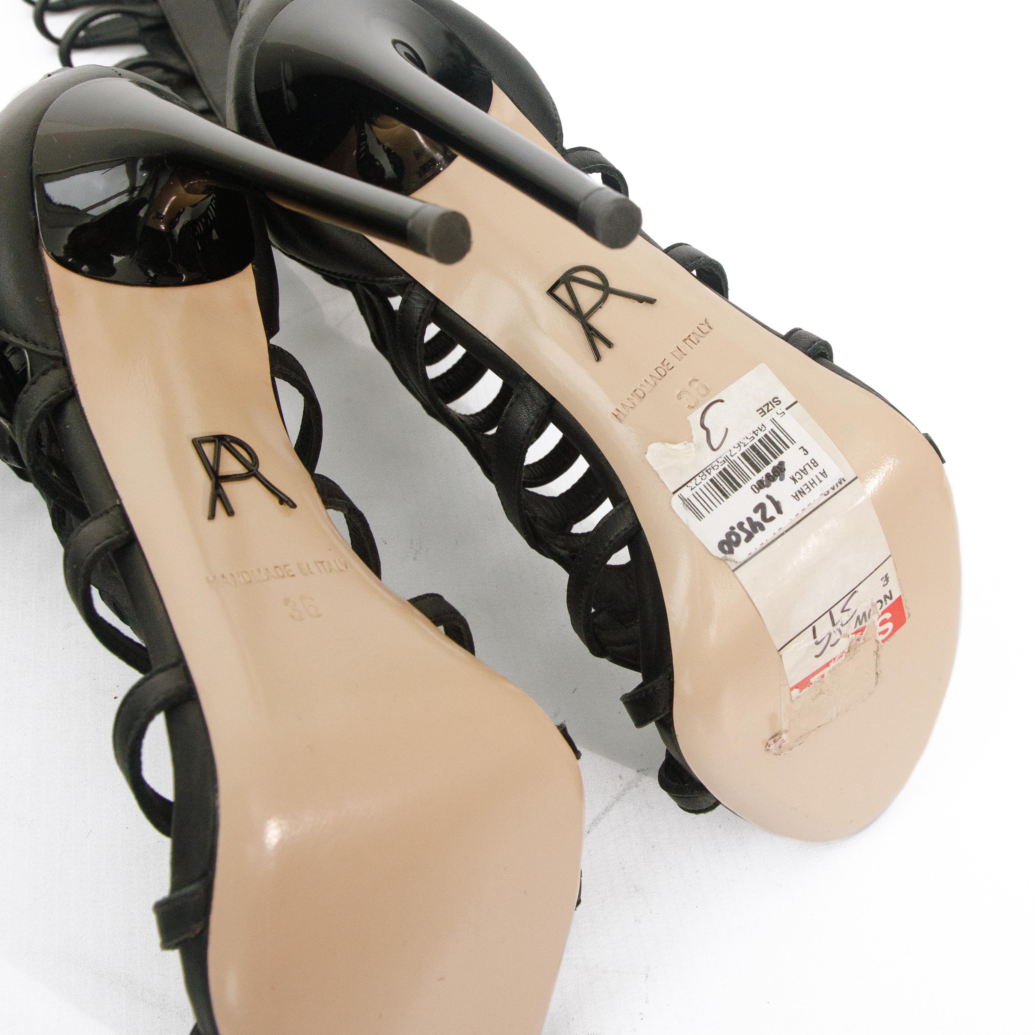 Paul Andrews 2015 talons gladiateurs en cuir italien taille 36 en vente 5