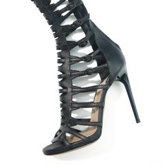 Paul Andrews 2015 Italian Leather Gladiator Heels size 36