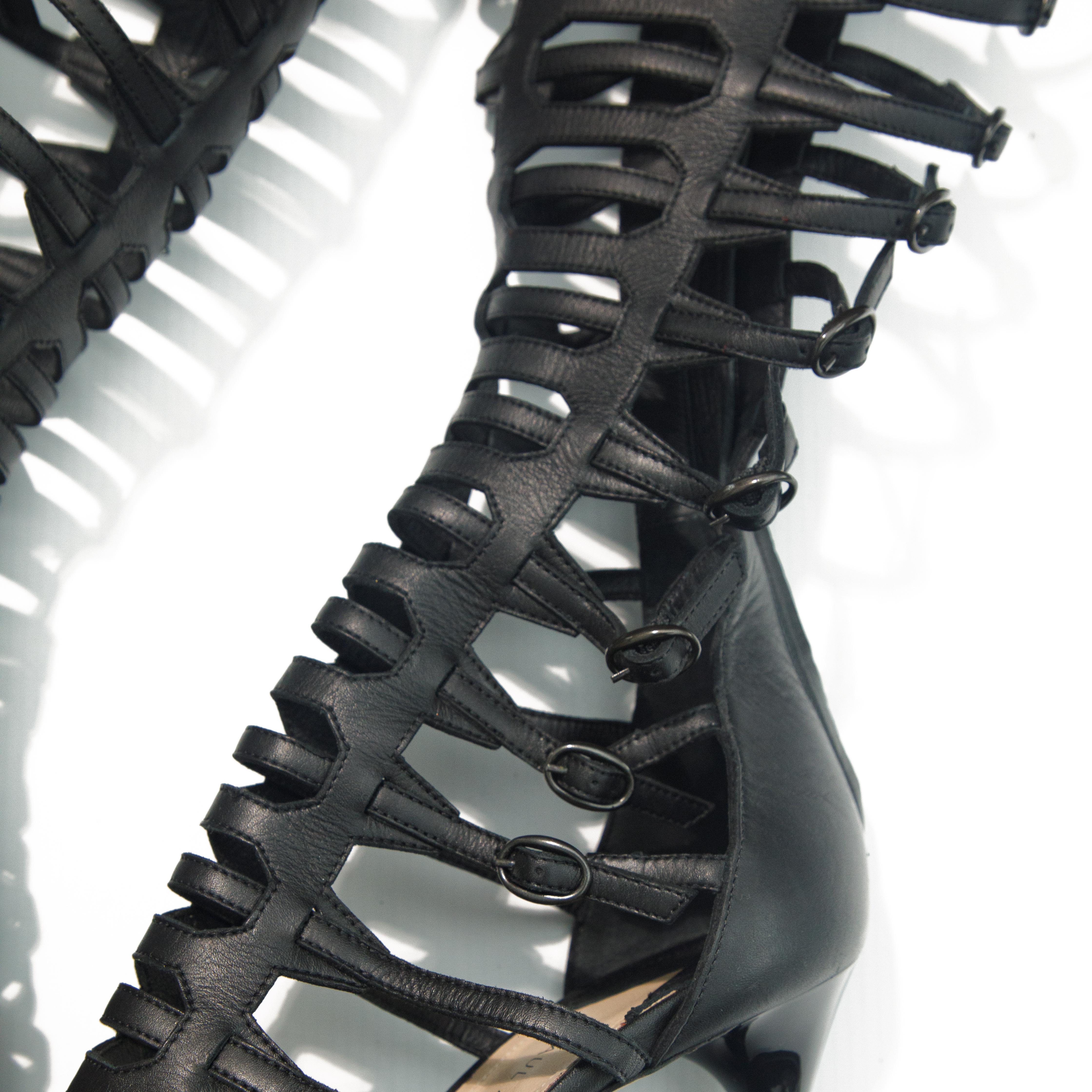 Paul Andrews 2015 talons gladiateurs en cuir italien taille 36 Pour femmes en vente