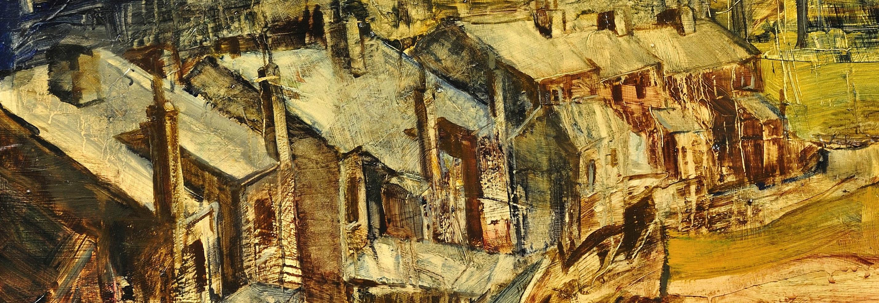 Hallam Fields.Stanton Ironworks.Paul Waplington.Original Landscape Painting. 12