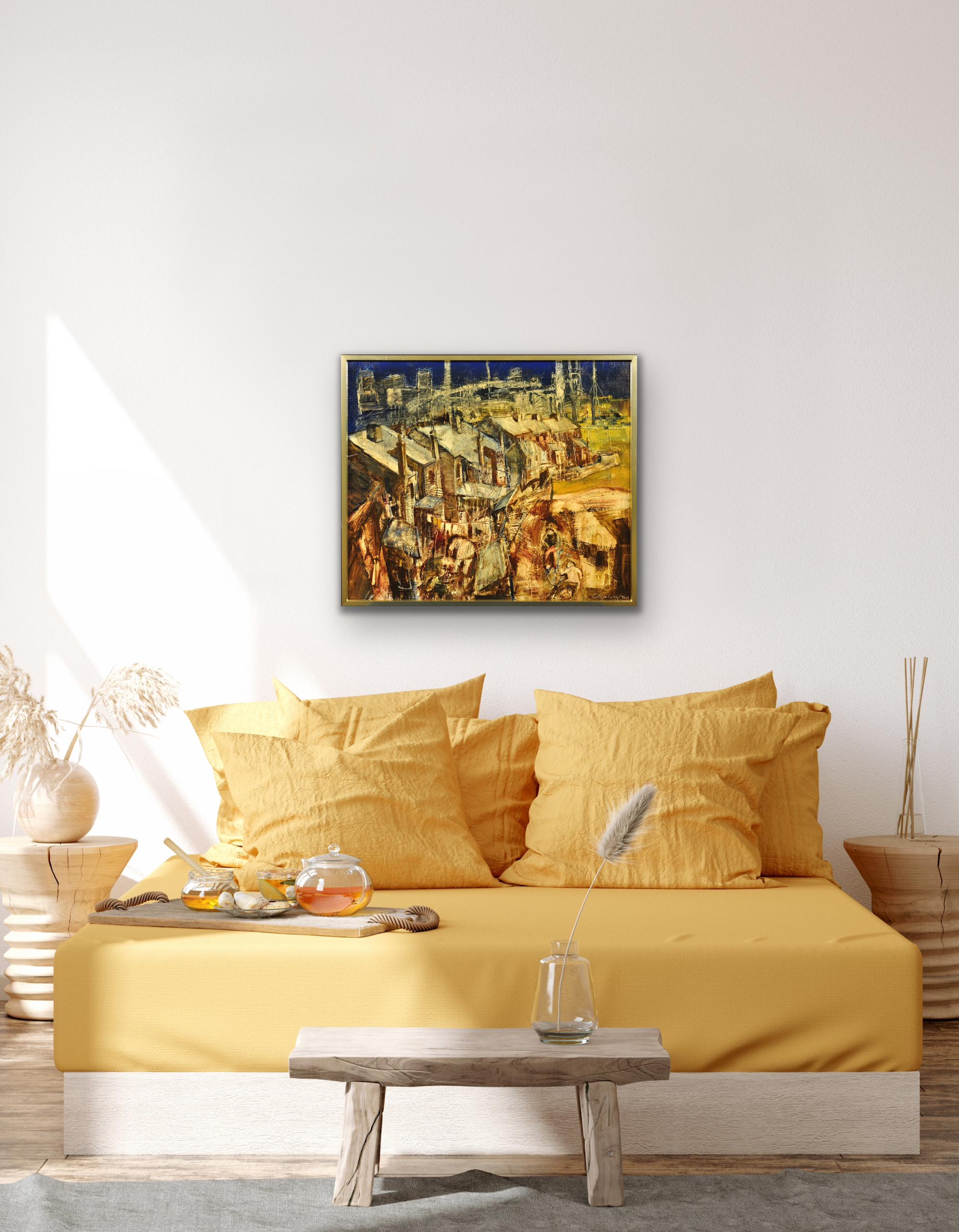 Hallam Fields.Stanton Ironworks.Paul Waplington.Original Landscape Painting. 5