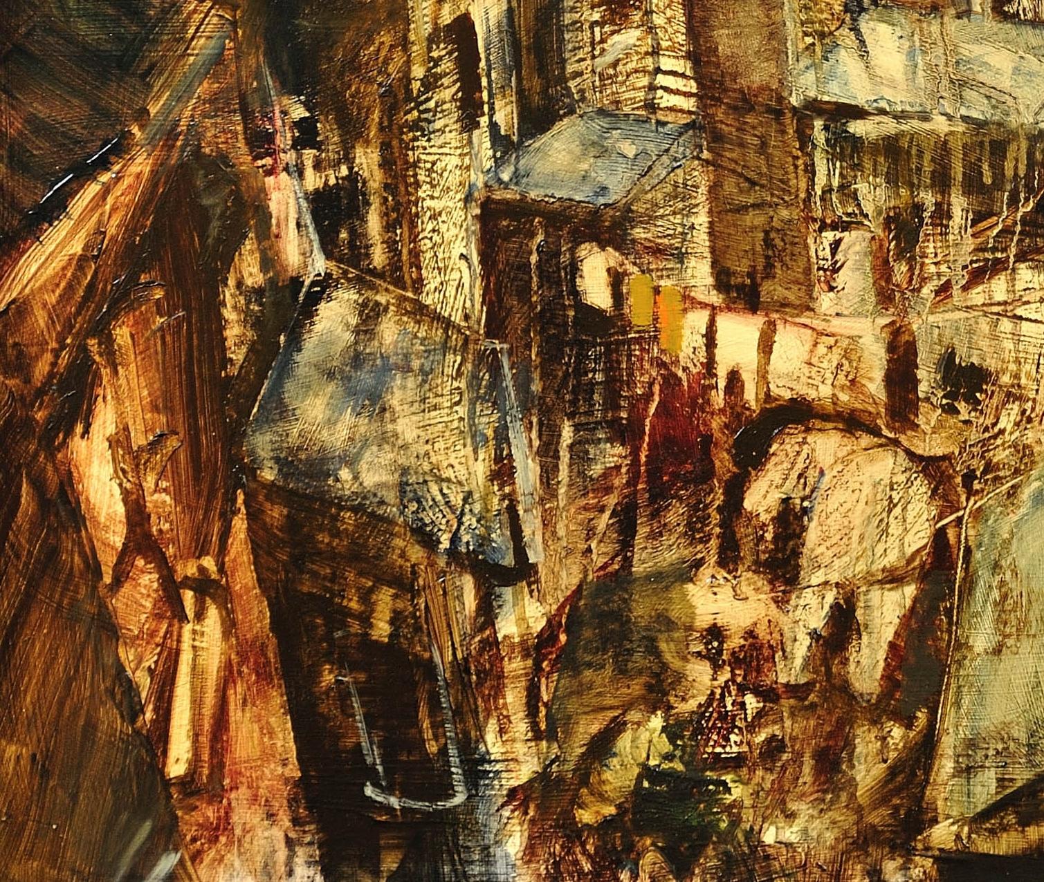 Hallam Fields.Stanton Ironworks.Paul Waplington.Original Landscape Painting. 10