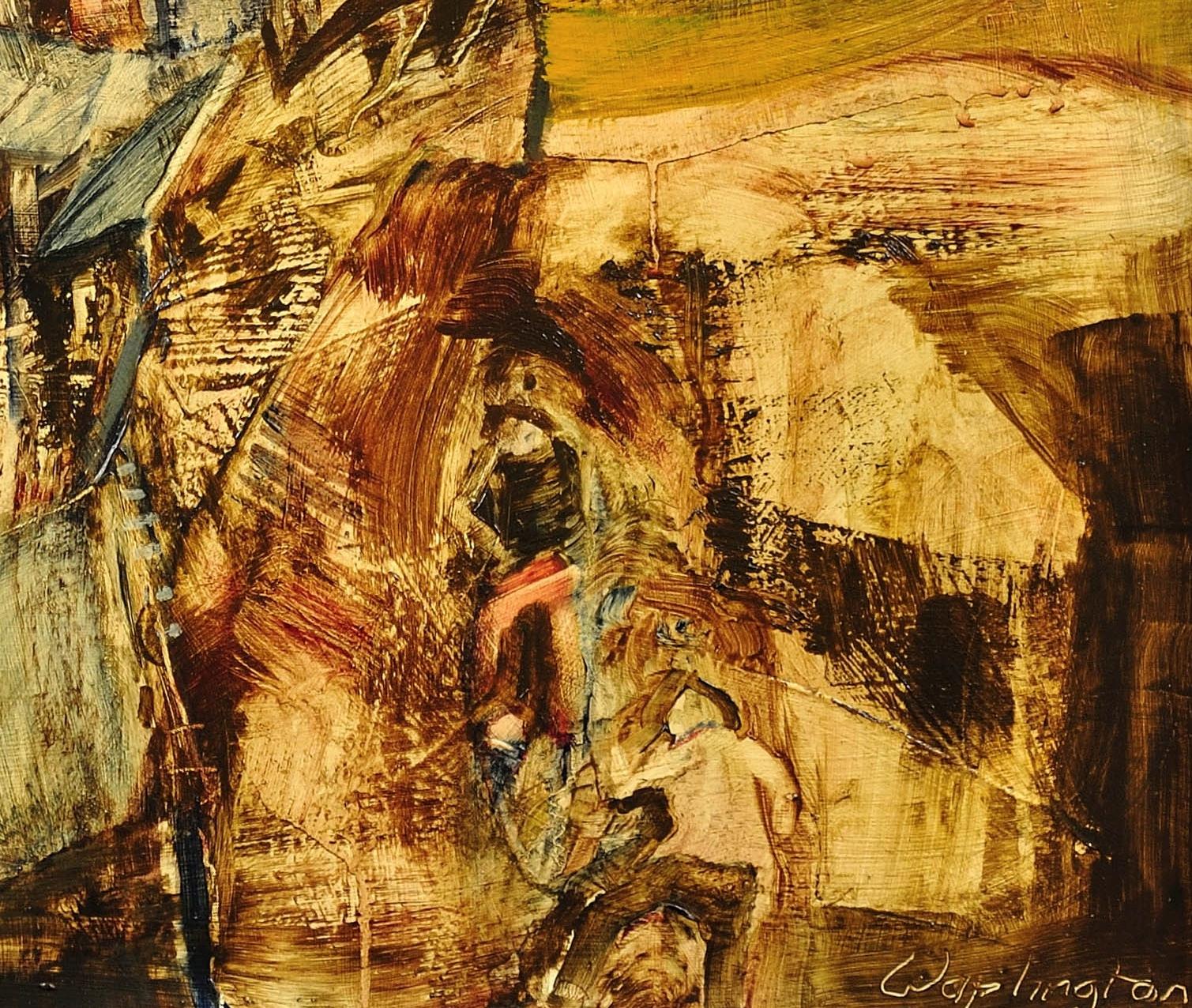 Hallam Fields.Stanton Ironworks.Paul Waplington.Original Landscape Painting. 11