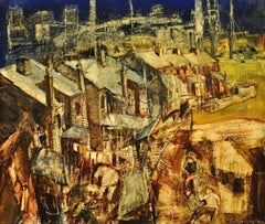 Hallam Fields.Stanton Ironworks.Paul Waplington.Original Landscape Painting.