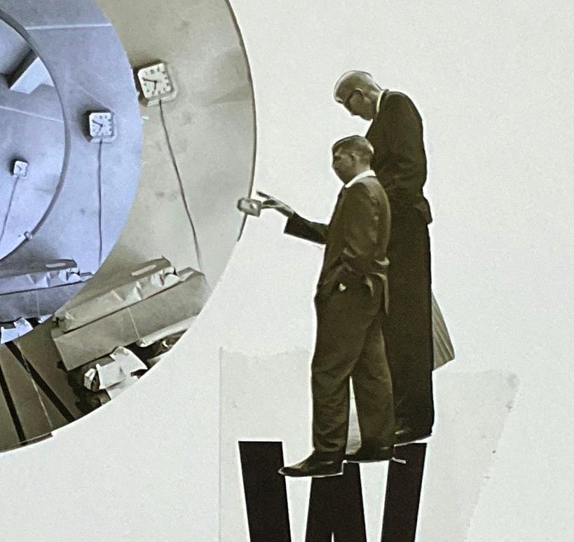 Collage contemporaneo dell'artista newyorkese Paul Antonio Szabo. 

Paul cerca immagini interessanti e accattivanti da utilizzare successivamente e le organizza in nuove composizioni. An He crea immagini surreali che attirano l'attenzione con la