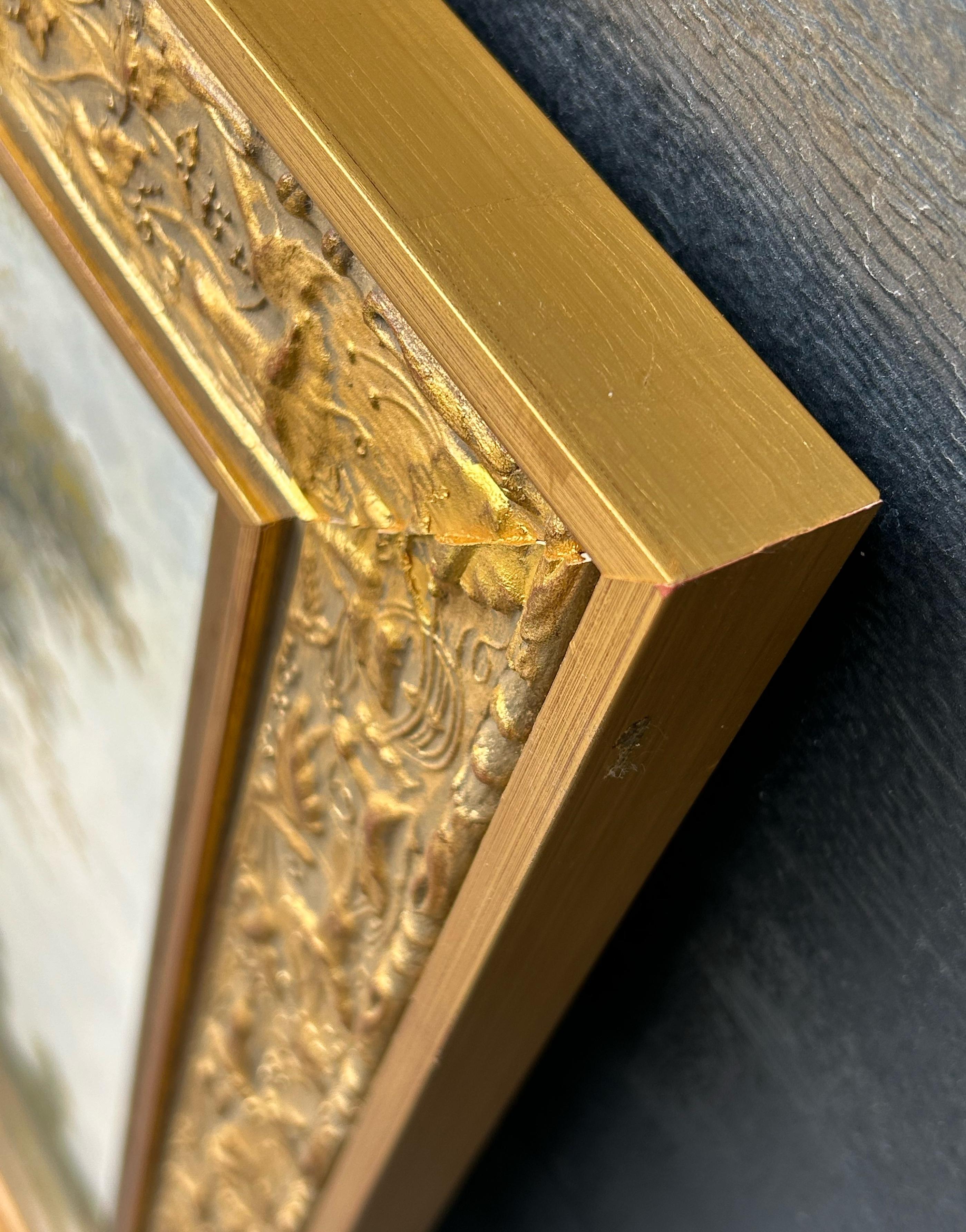Paul ARMANDI (19. Jahrhundert)
Wood Landscapes am Fluss  
Öl auf Leinwand im Paar signiert unten rechts
Neue goldene Rahmen  
Abmessungen des Fahrgestells: 40 X 65 cm
Rahmen Abmessung: 50 X 75 cm
Paul ARMANDI gehört zu den Malern der Schule von
