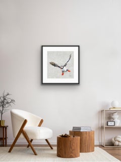 Alighting, Paul Barlett, Puffin Print