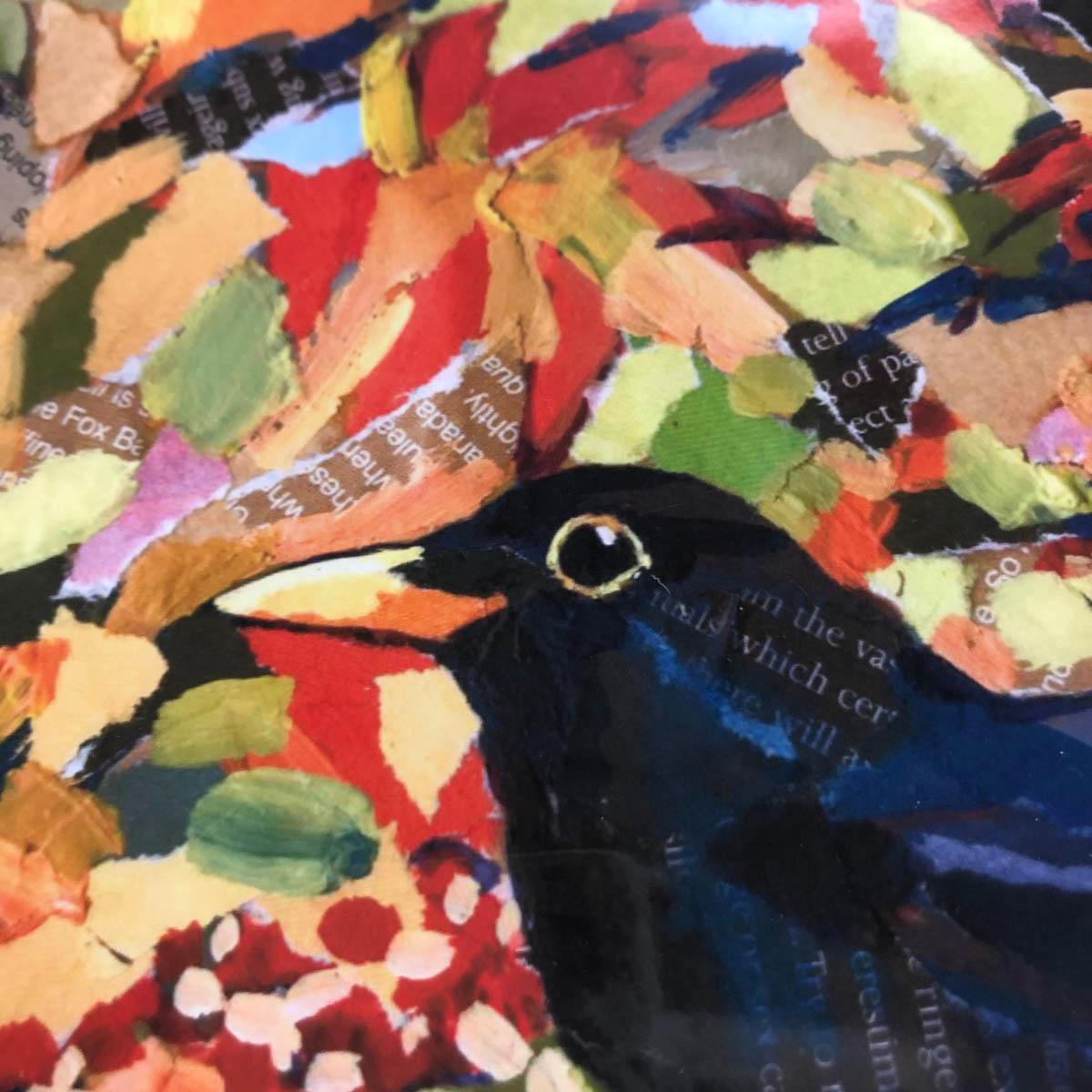 Paul Bartlett is a highly acclaimed artist who has won many awards for his original depictions of nature which inform and educate the viewer on conservation issues.

Autumn Blackbird is a limited edition print in a run of 100 prints.
This print is