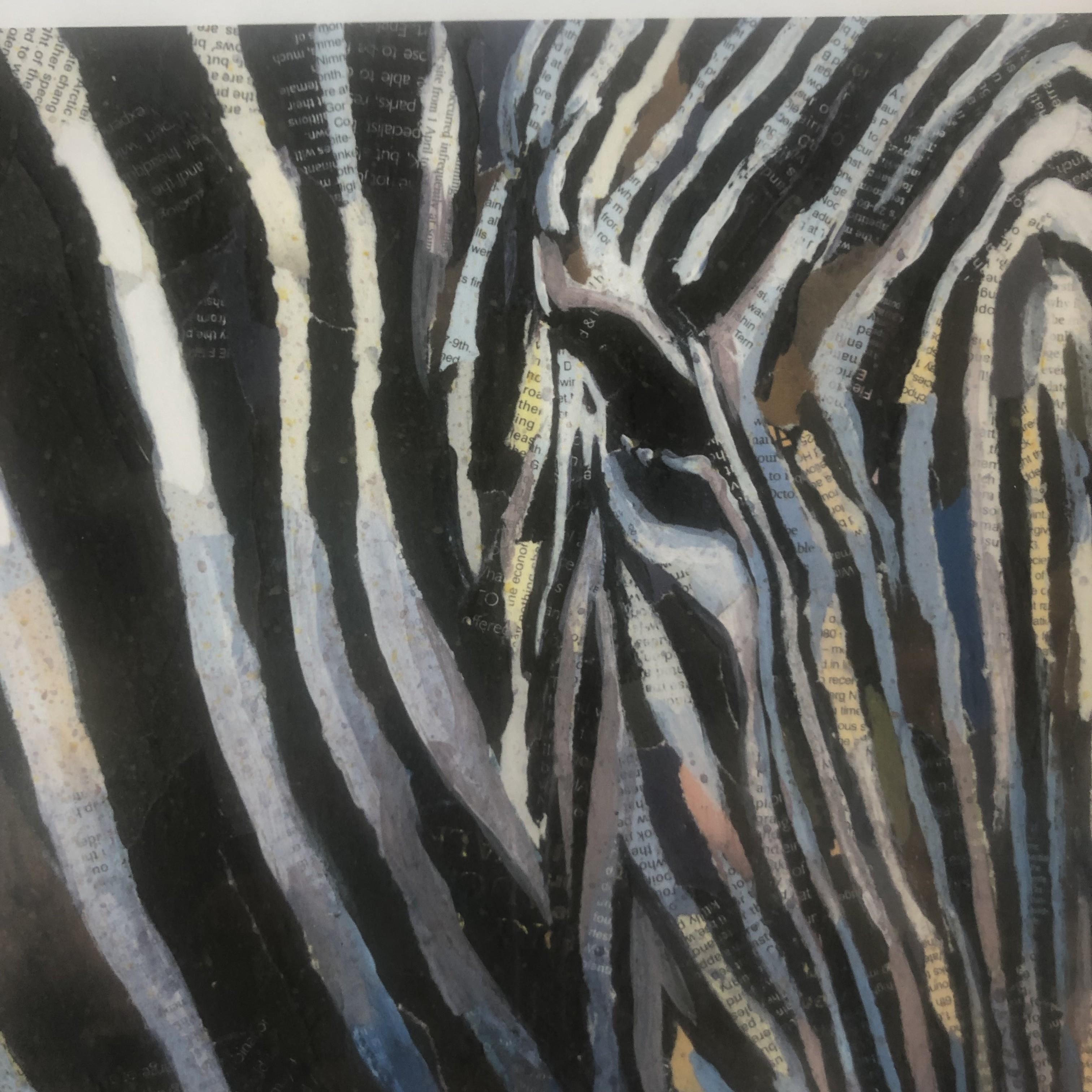 Merging Lines, Limited edition print, Animal print, Zebra, Wild life  For Sale 4