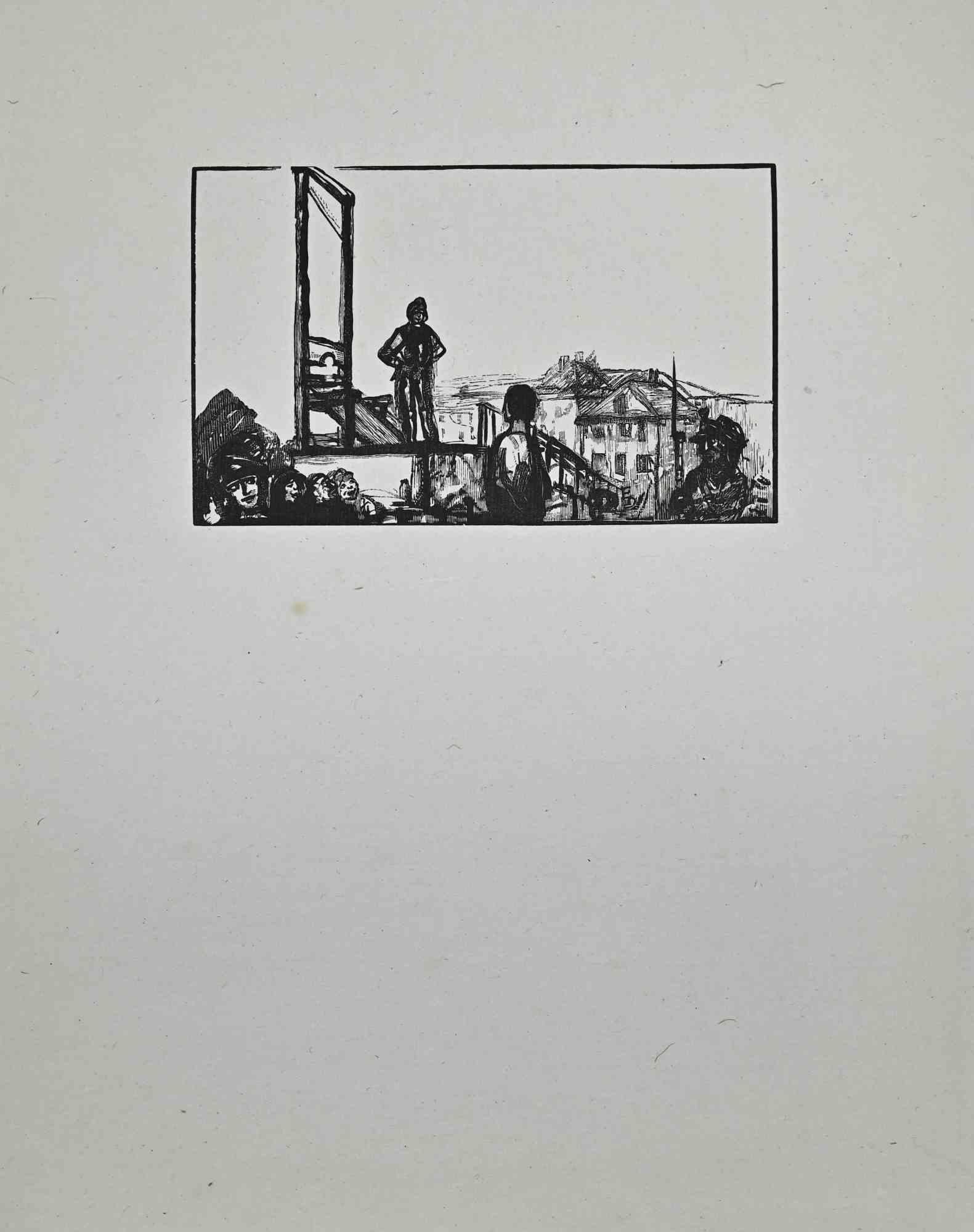 Le site  Exécution est une gravure sur bois originale sur papier couleur ivoire réalisée par Paul Baudier (1881-1962) dans les années 1930.

Bonnes conditions.

Paul Baudier, (né le 18 octobre 1881 à Paris et mort le 9 décembre 1962 à Châtillon),