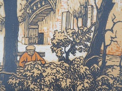 The Old House - Original wooodcut, Handsigned & Numbered