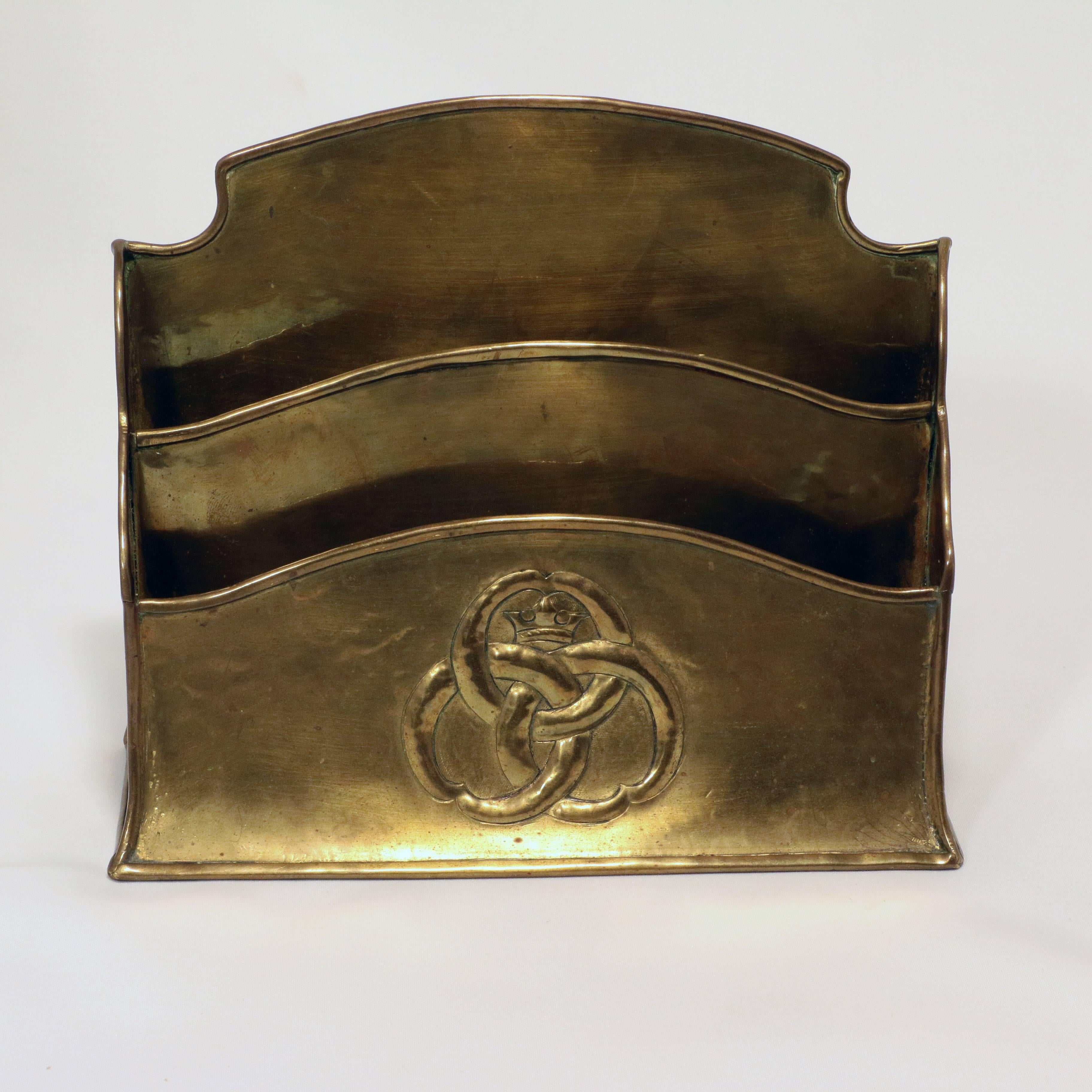 Paul Beau, doyen of Montreal Arts & Crafts metal workers flourished in the first half of the 20th Century. He was responsible for much fine work, in both private and public mileaux. His mixed metal work is particularly prized. This group comprises: