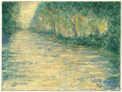 Paul Beauvais (b.1966) - 20th Century Oil, River Scene