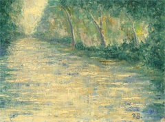 Paul Beauvais (b.1966) - 20th Century Oil, River Scene
