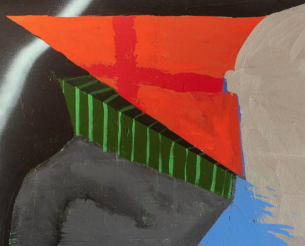 Crusader - Abstract Painting by Paul Behnke
