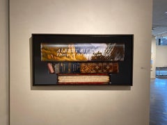 Vanitas 20,02.26 -hyper-réaliste, encadrée, peinture acrylique représentant des livres