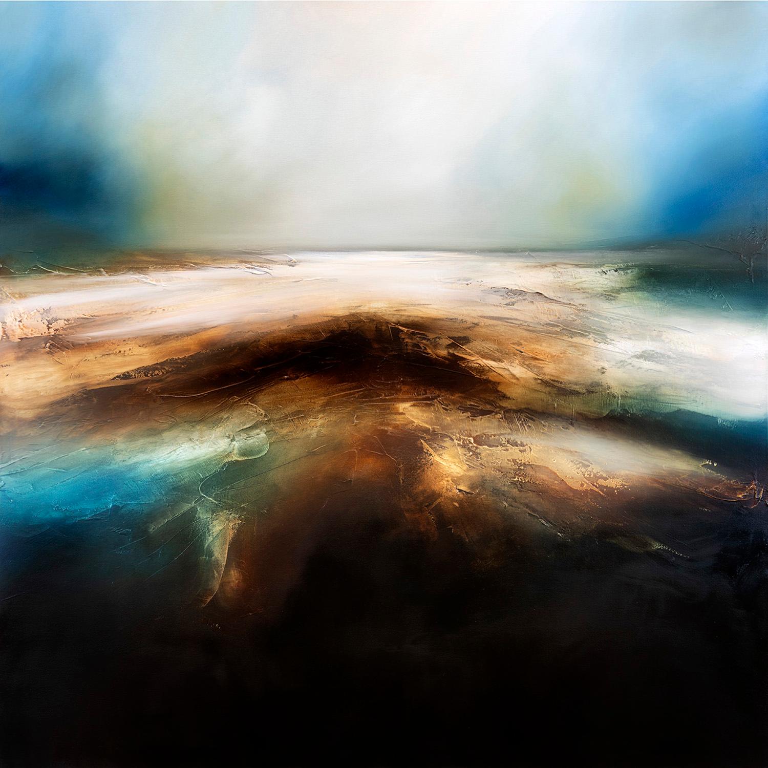 Paul Bennett Abstract Painting - Descent into the Deep